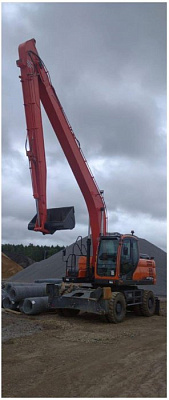 Дуссан DX-210 колесный полноповортный